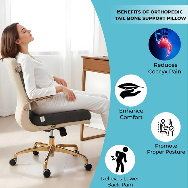 Sleepyard Orthopedic Tailbone Support Pillow