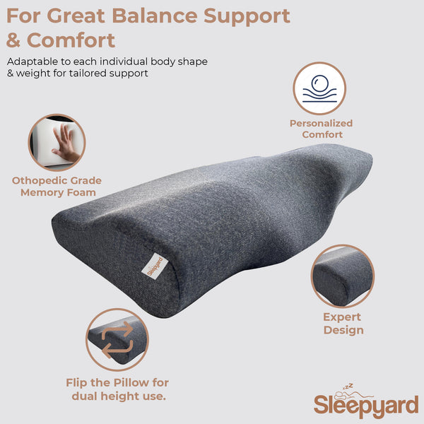 Sleepyard Memory Foam Cervical Pillow