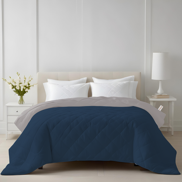 Sleepyard Microfibre Reversible Quilt Blanket