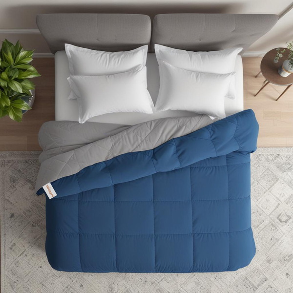Sleepyard Microfibre Reversible Quilt Blanket