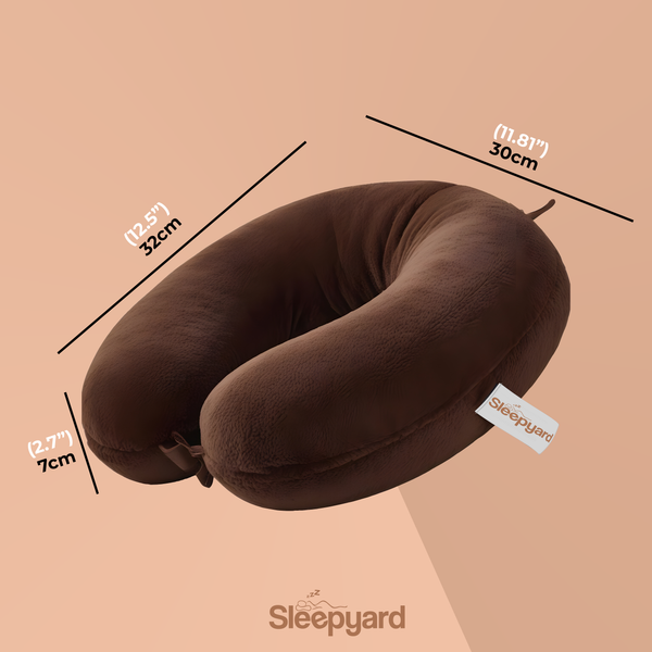 Sleepyard Memory Foam Travel Neck Pillow